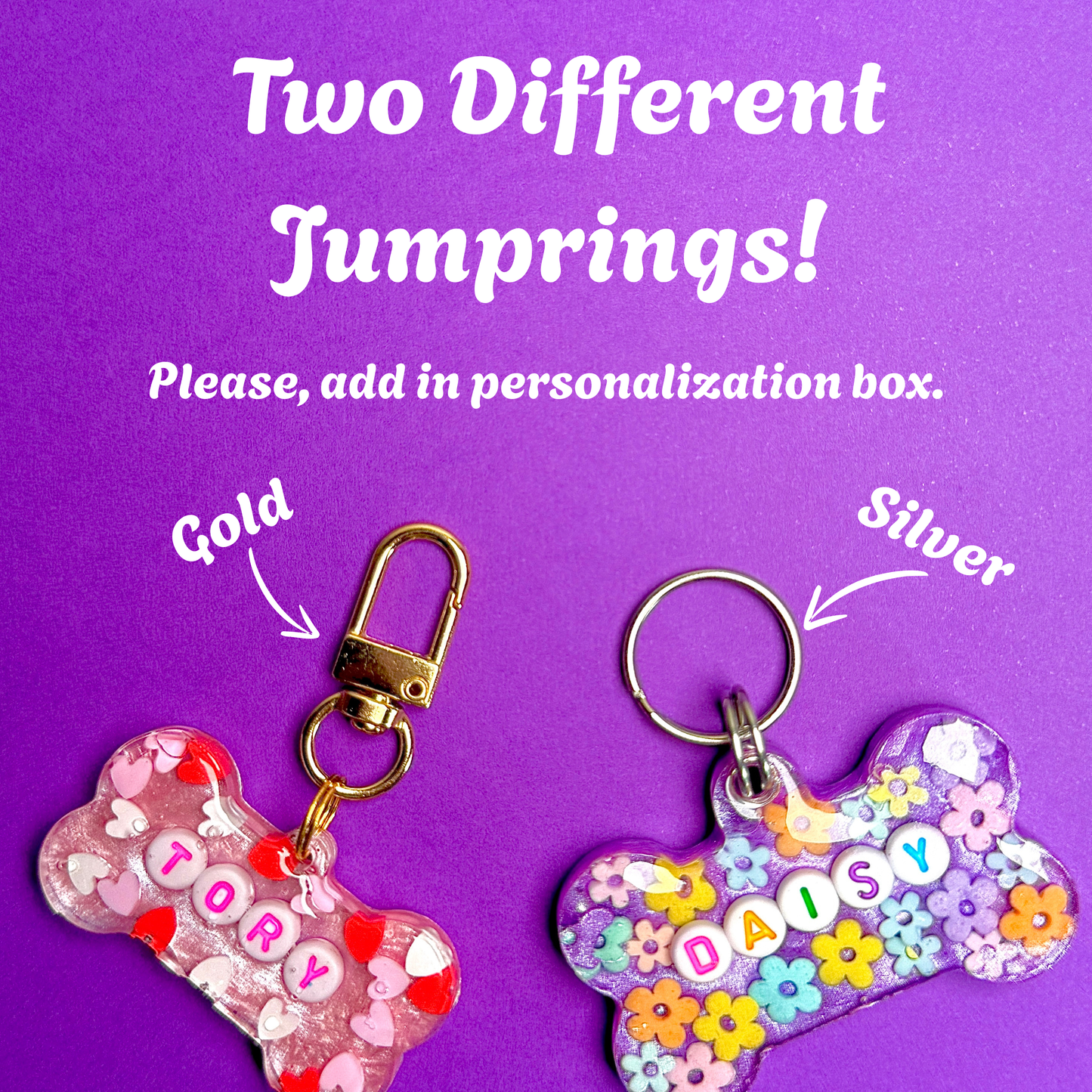 Custom Aluminum Pet ID Tag – Yellow & Roses Design