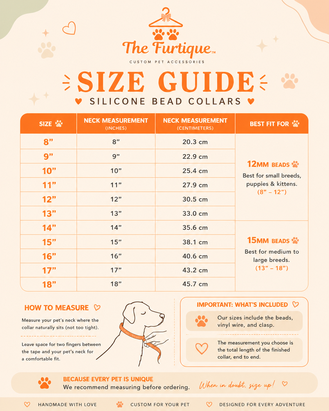 Happy Sunshine Custom Silicone Bead Pet Collar