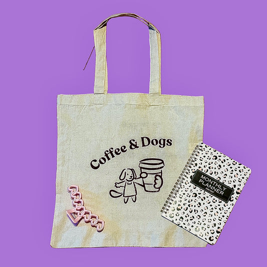 Coffee & Dogs Tote Bag