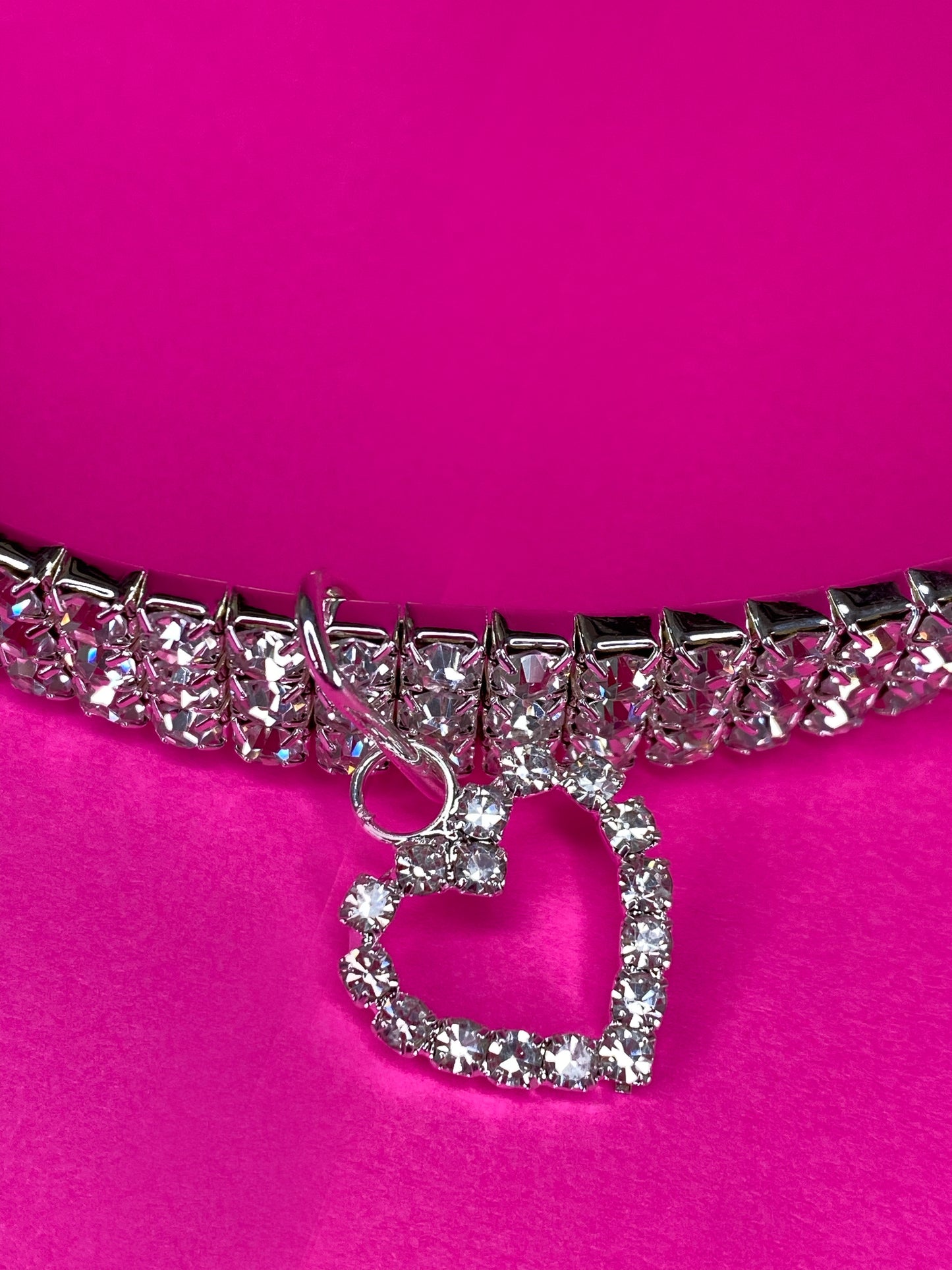 Coquette heart necklace